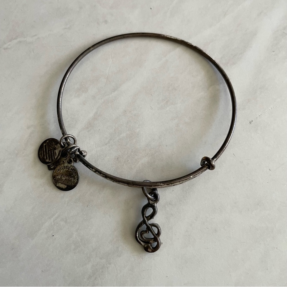 Alex and Ani Treble Clef Charm Bracelet